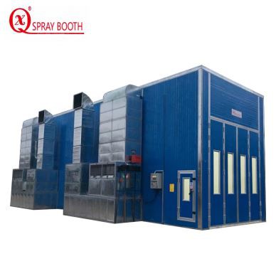 Chambre de peinture de bus Type de chauffage au gaz