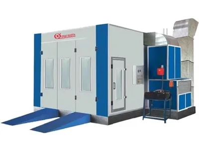 Cabine de pulvérisation d'atelier de filtration de carbone